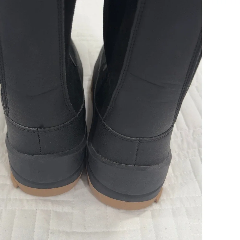 All in‎ Motion Kona Men Black Faux Fur Lined Winter Snow Boots Size 11